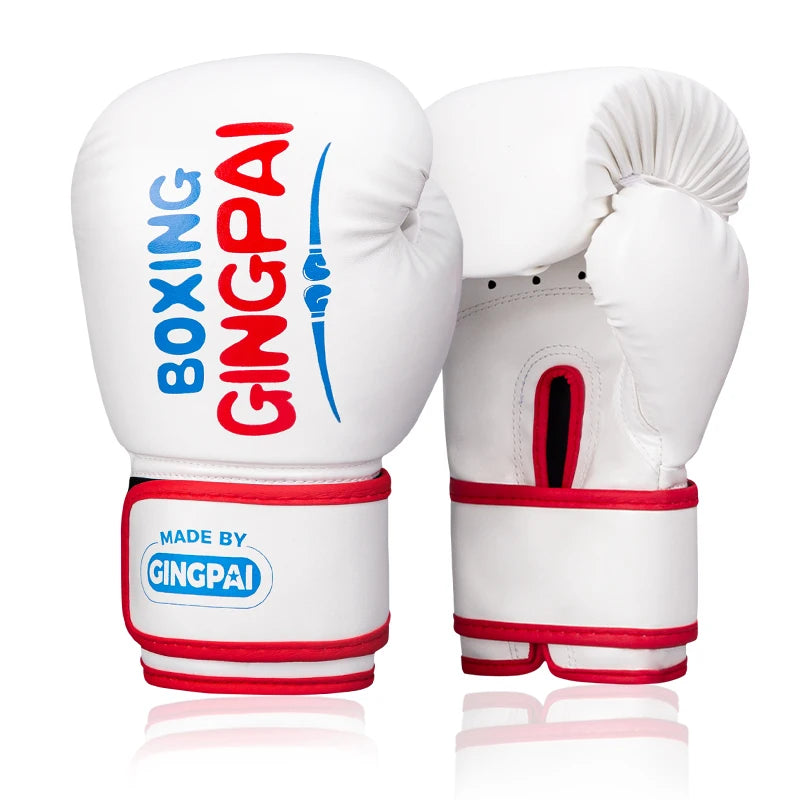 Kick Boxing Gloves for Boys Girls PU Karate Muay Thai Guantes De Boxeo Free Fight MMA Sanda Training Kids Equipment