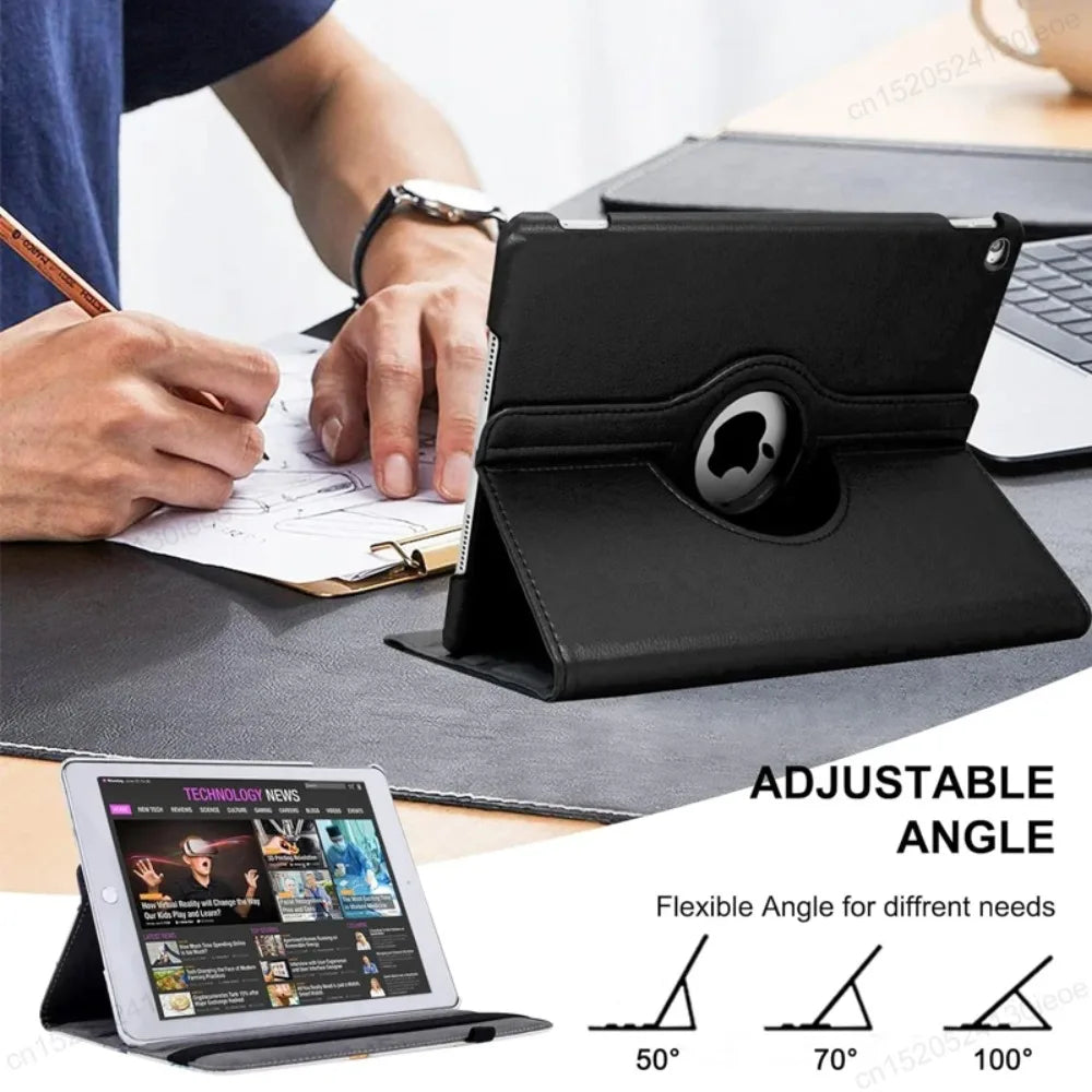 360 Rotation Leather For Ipad A16 2025 Case