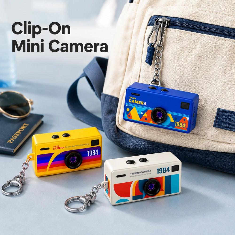 1080P HD Mini Keychain Thumb Camera Portable Pocket Video Recorder