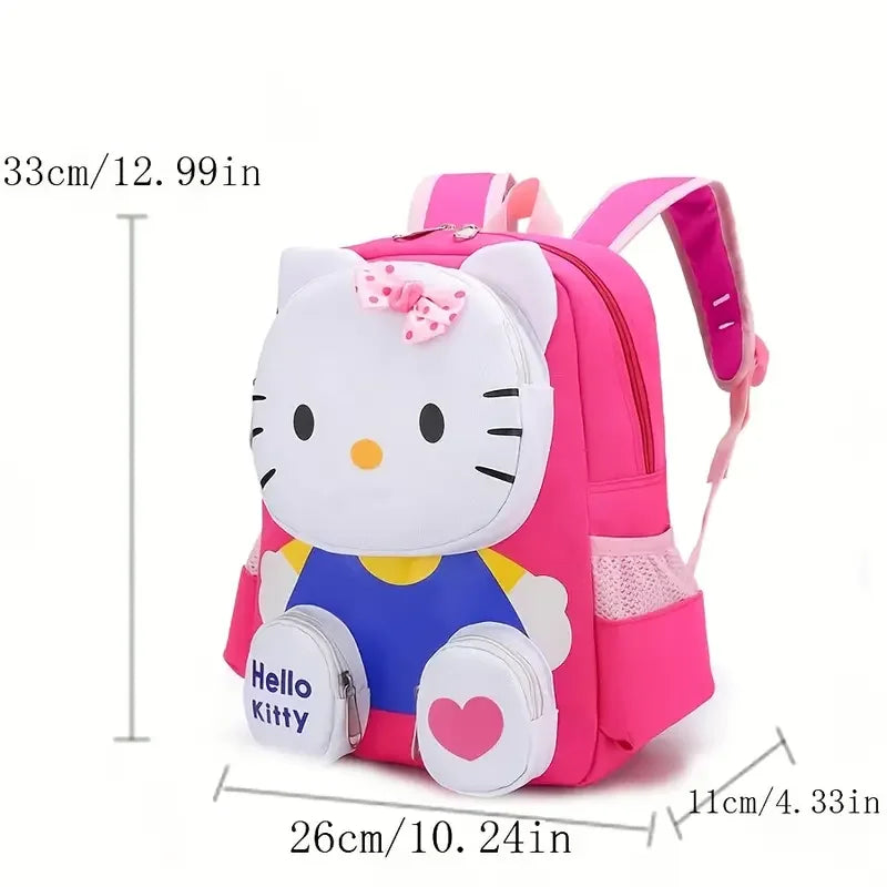 The Mesuca Cute 3D Cartoon Cat Kids Backpack For Girls