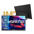 HGFRTEE 15.6 Inch Portable Monitor, FHD-IPS Laptop External Second Screen,