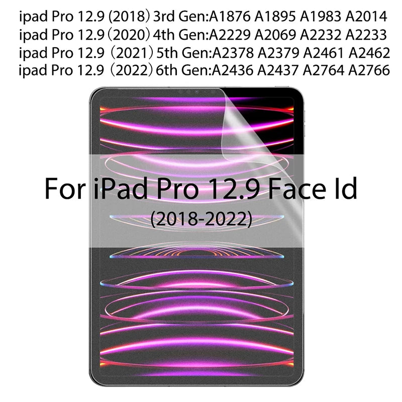 3Pcs Tempered Glass Film For Apple iPad 10th 9th 8th 7th Mini 6 5 4 3 For Apple iPad Air 5 4 3 Pro 12.9 11 2022 2021 2020 2018