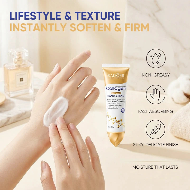 Collagen Hand Cream Hands Skin Firming Skincare Moisturizing Brightening