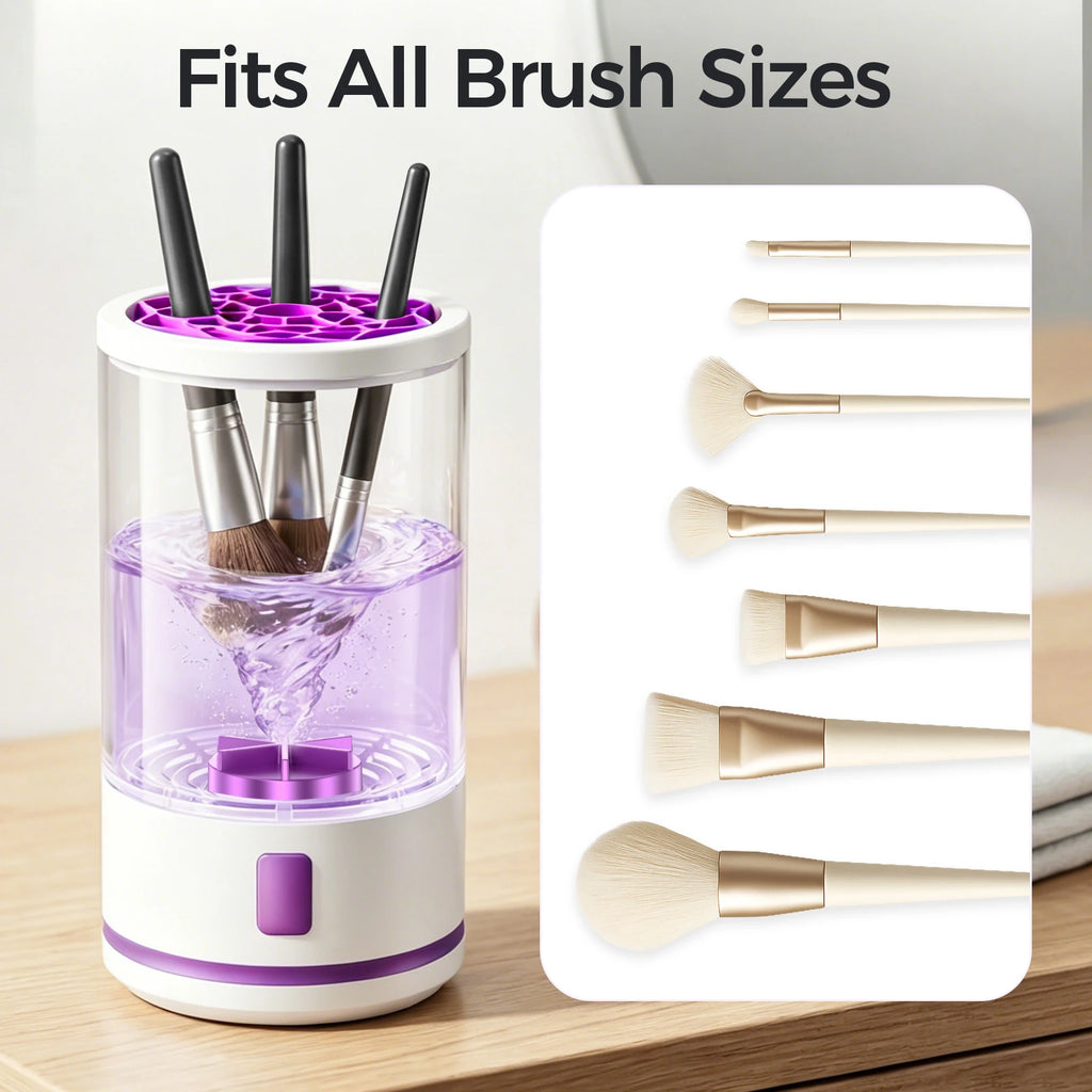 Electric Makeup Brush Cleaner Machine - 12000 RPM