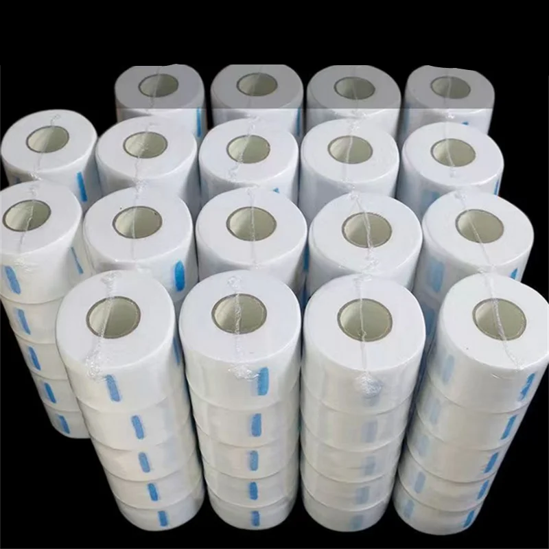 1/2/5 Rolls Neck Paper Adjustable Barber Dedicated Salon Hair Cutting