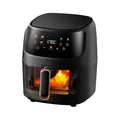 1400W Air Fryer Without Oil House 5L Large Capacity Smart LED Touch Thermal AirFryer Cycle Oven Booker French Fries chickens