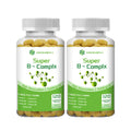 Vitamin B Complex for Energy, Brain & Heart Support - with B1, B2, B3, B5, B6, B12 with Vitamin C, Choline, Inositol