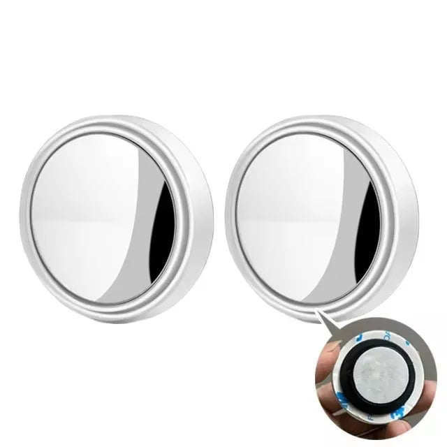 1-4Pcs Car Suction Cup Mount Auxiliary Rearview Mirror 360 Degree Rotating
