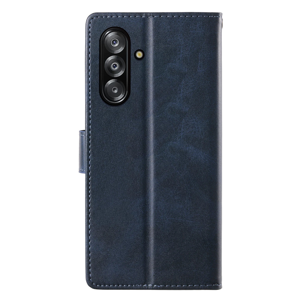 Leather Flip Case For Samsung Galaxy A17 A37 A57 A27 A36 A56 A16 A26 A15 A35 A55 A25 A05S A06 A14 A34 A54 A13 A53 Wallet Cover