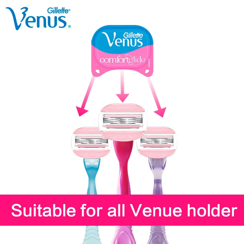 Gillette Venus ComfortGlide Womens Razor Blade Refills 3 Layers with Soap