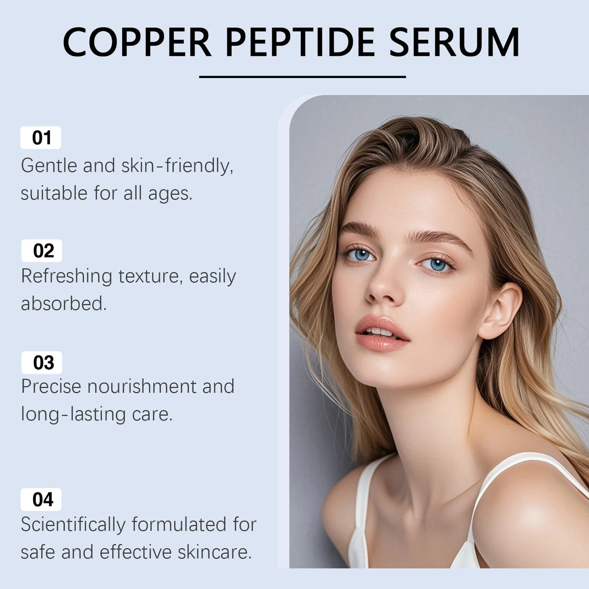Copper Peptide Serum Anti Aging Face Serum Firming