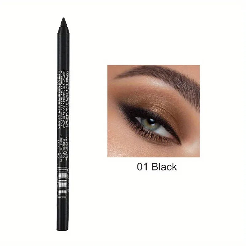 17 Colors Pearlescent Eyeliner Pencil Waterproof Long-lasting
