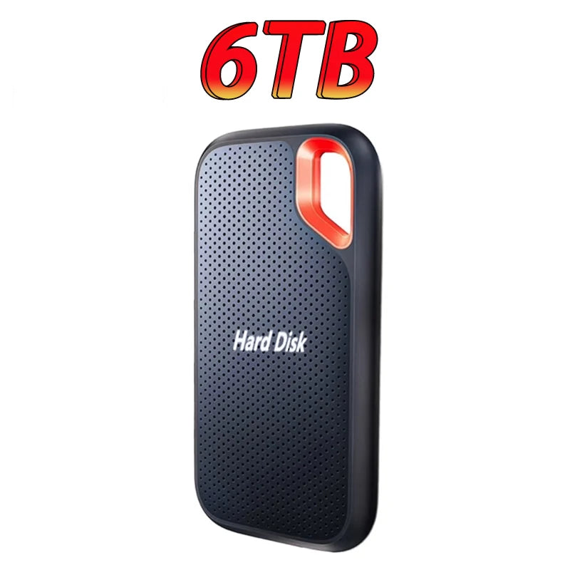 2TB External Hard Drive Portable SSD USB-C Fast & Compact  Data Storage for Laptop Mac PC