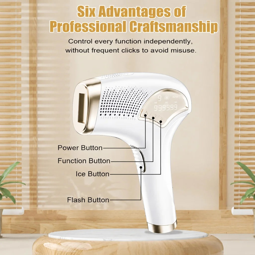 Home IPL Permanent Hair Removal Machine Portable Painless Epilator