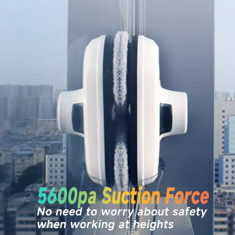 Water Spray Home Window Cleaning Robot With Tank Smart Window Glass Vacuum