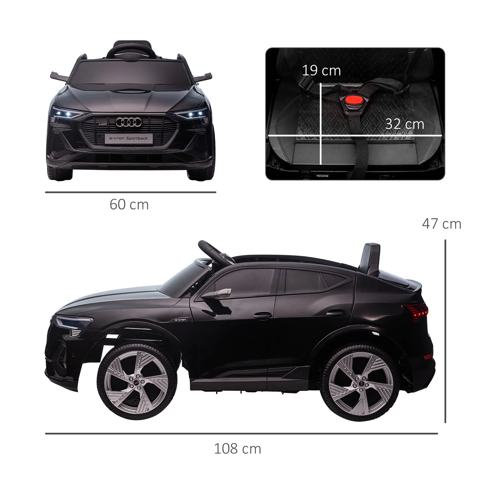 HOMCOM children vehicle electric car Children Car for children from 3 years