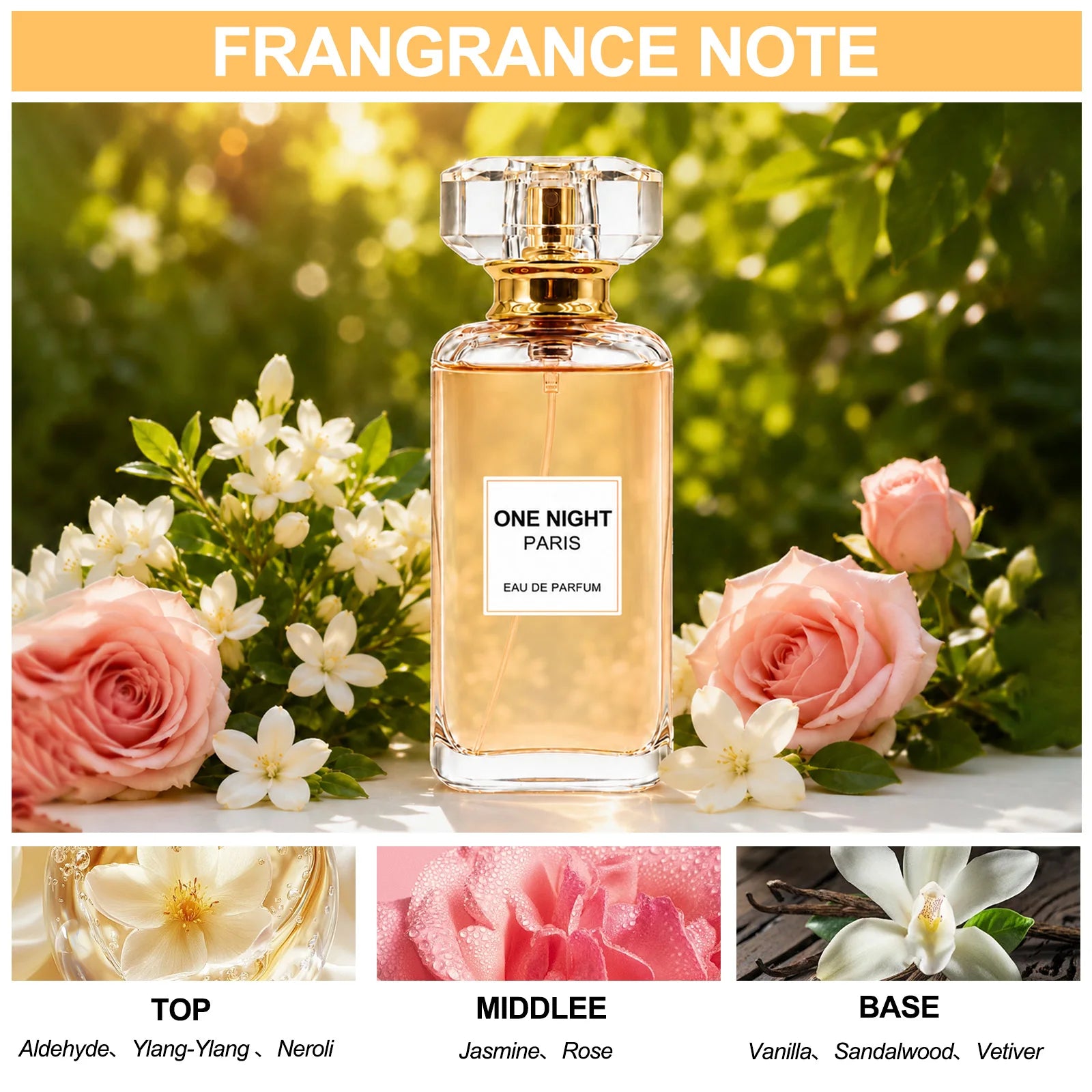 Women's perfume in a 1 bottle, Valentine's Day limited gift, long-lasting fragrance, sweet floral and fruity scent, sexy and romantic perfume