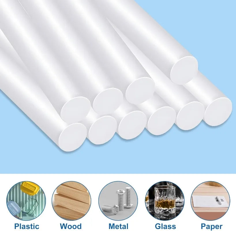 7mm / 11mm Transparent Hot Melt Glue Sticks Strong Visco Home DIY Tools for Electric Glue Gun Craft Album Repair Kits Wholesale