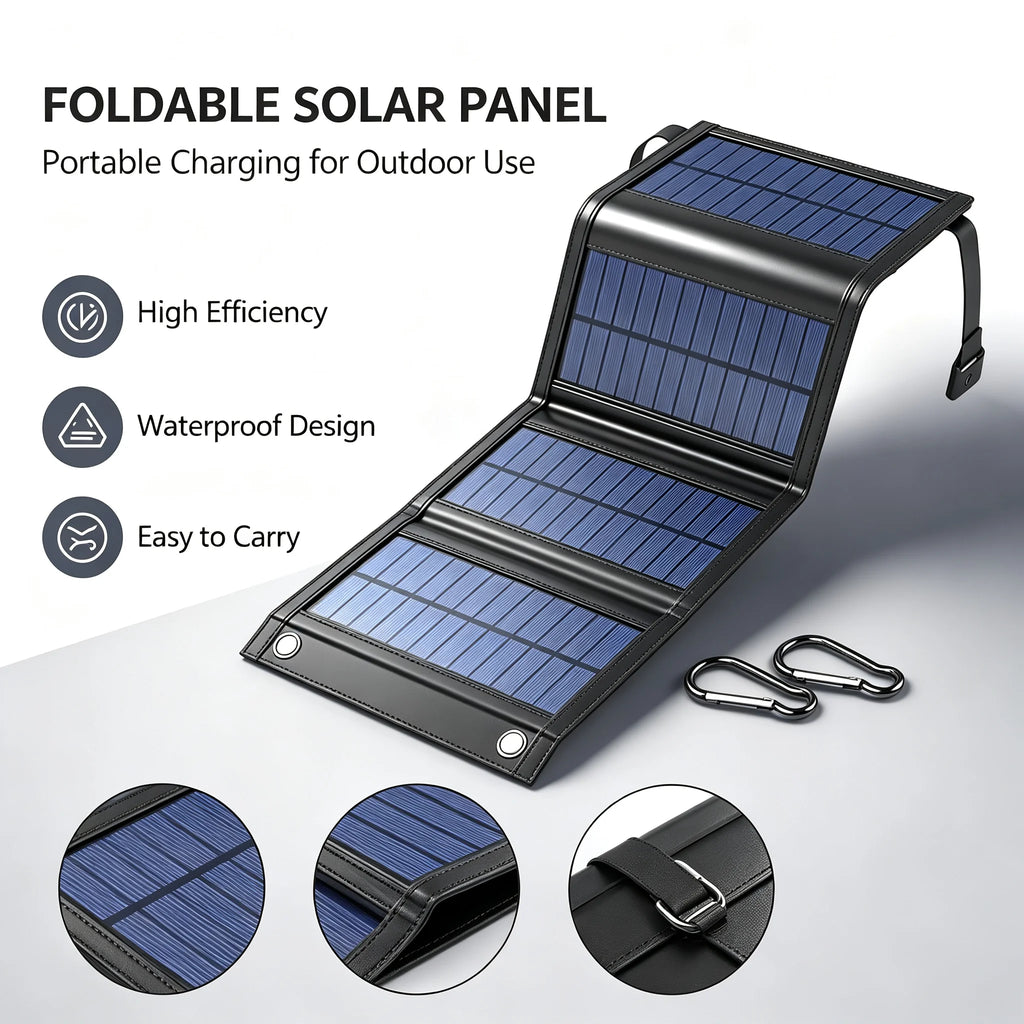 4 Fold 100W Foldable Solar Panel 20W/H