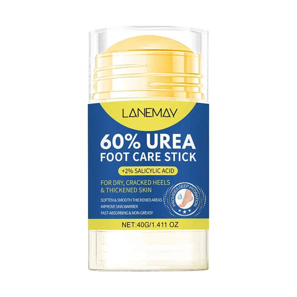 60% Urea Foot Cream Care Deep Moisturizing Foot Callus Remover Soften Cracked Heel Repair Cream Nourishes for Feet, Knees
