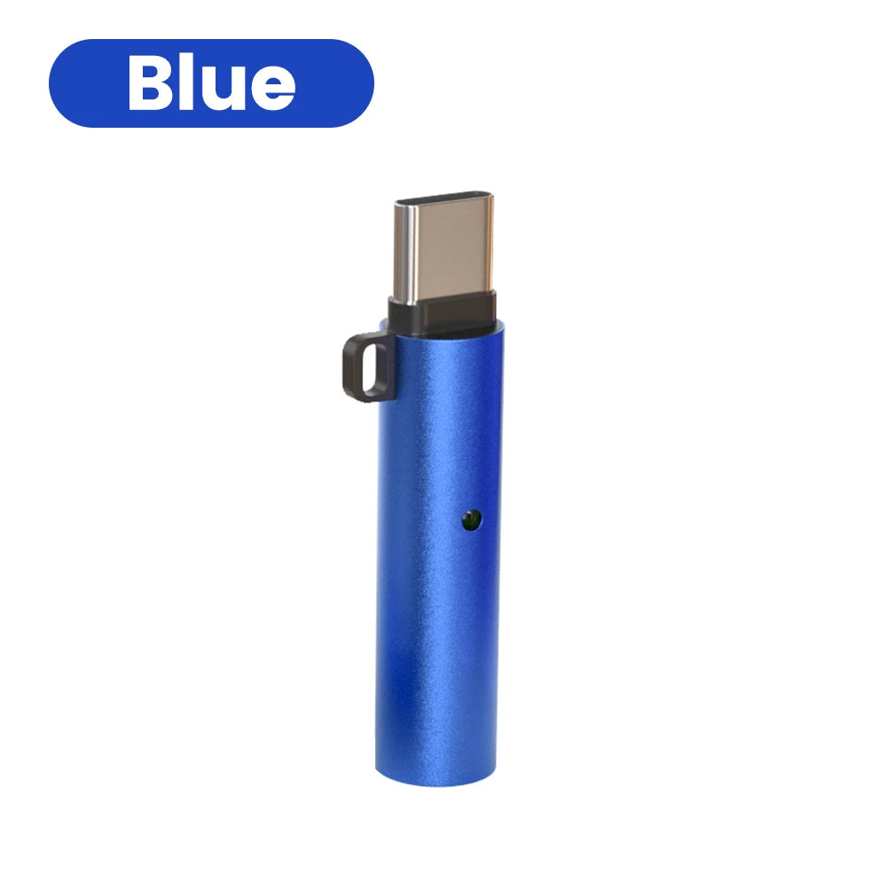 Cigarette Lighter Outdoor Safety Air Blowing USBC Cigarette Lighter Adapter For iPhone Samsung