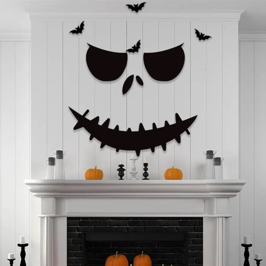 Halloween Evil Pattern Wall Sticker Waterproof Removable Decal