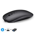 Rechargeable Wireless Mouse Bluetooth-compatible 2.4GHz