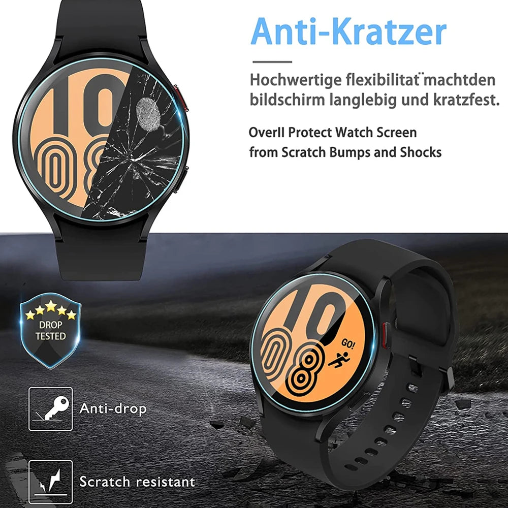 Tempered Glass for Samsung Galaxy Watch 5 Pro/5/4 40mm 44mm, Galaxy Watch 5 Pro/5/4 Smartwatch