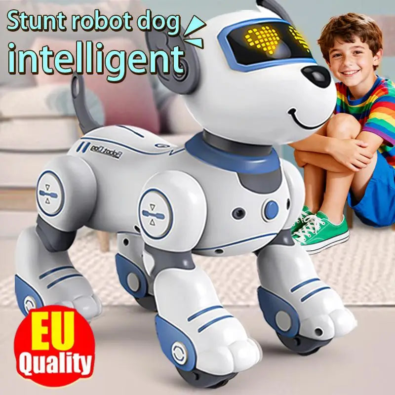Interactive RC Robot Dog, Programmable Auto-Following Electronic Pet,