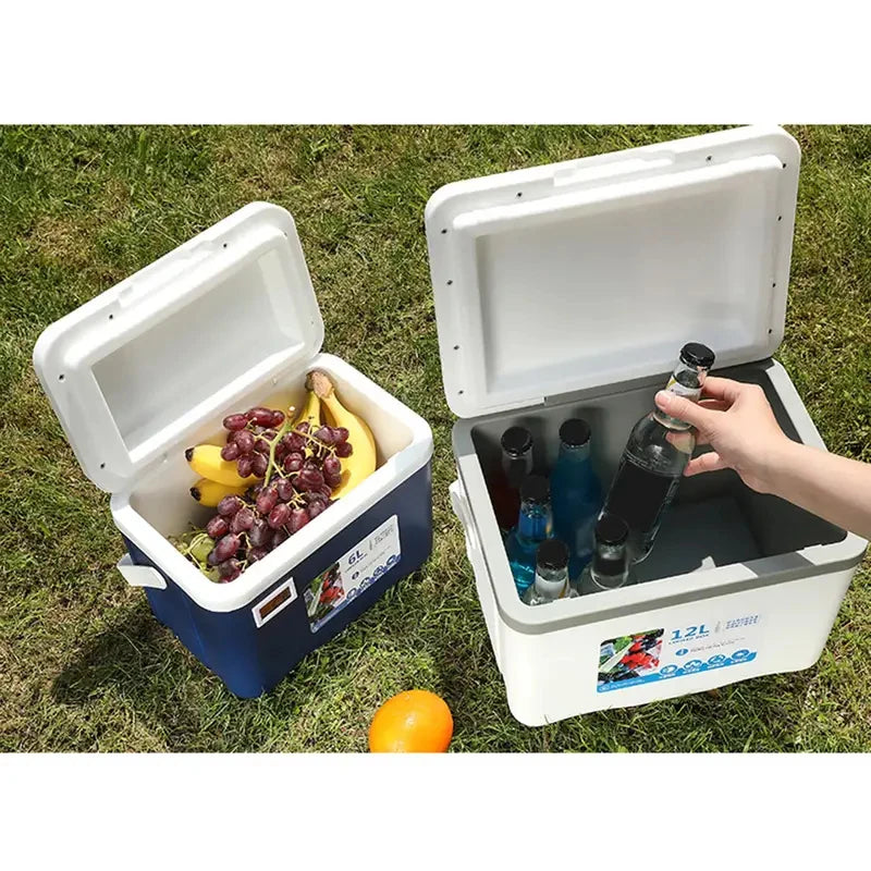2026 New 12L Fishing Cooler Box Outdoor Ice Box Portable Camping Cooler Container for Hiking Fishing Tackle Storage