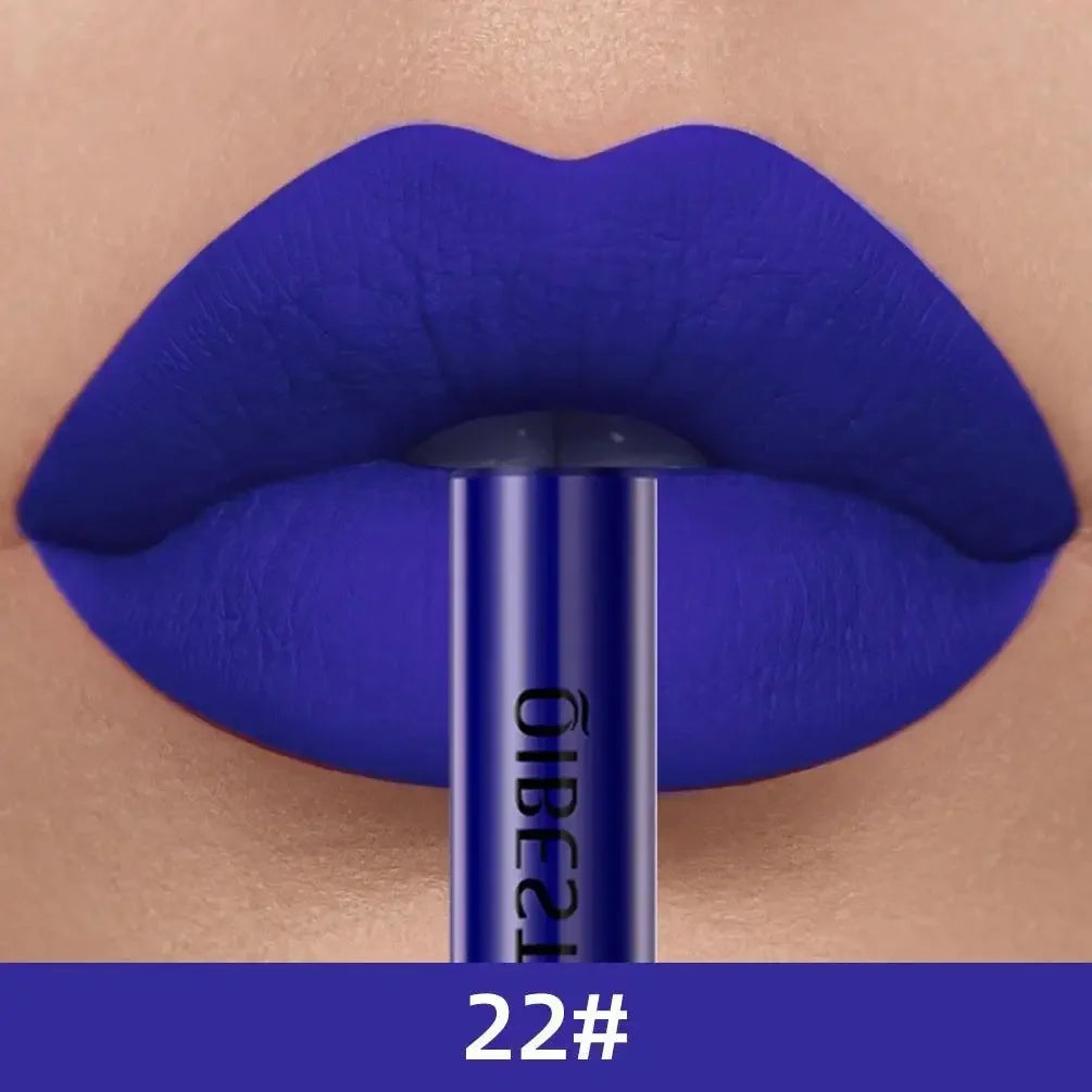 1 PC matte lipstick, non stick to cup, waterproof and long-lasting