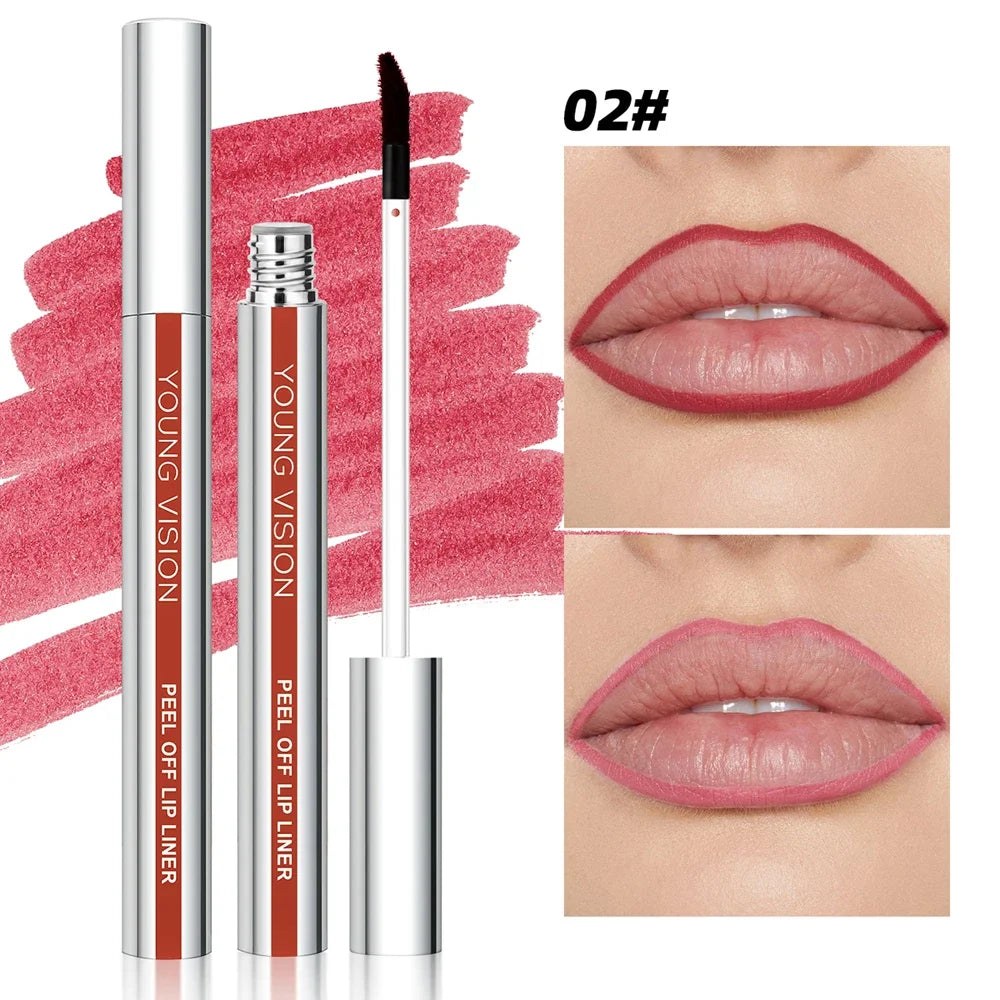 Magic Peel Off Lip Cosmetic Matte Lip Liner Pencil Long Lasting Waterproof