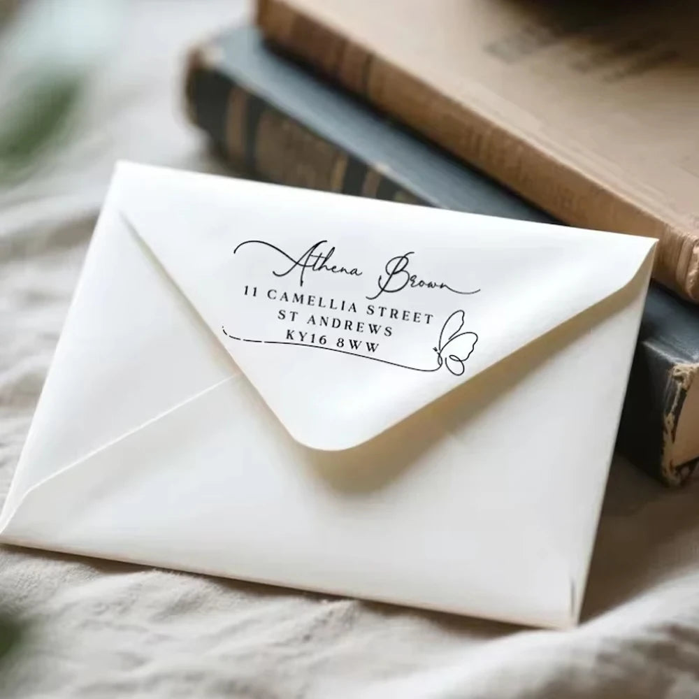 Customize LOGO Self-Inking Stamp Rubber Kit Self Ink Dial Seal Business Number Monogram Printing Stamp Multiple Ink Color Option