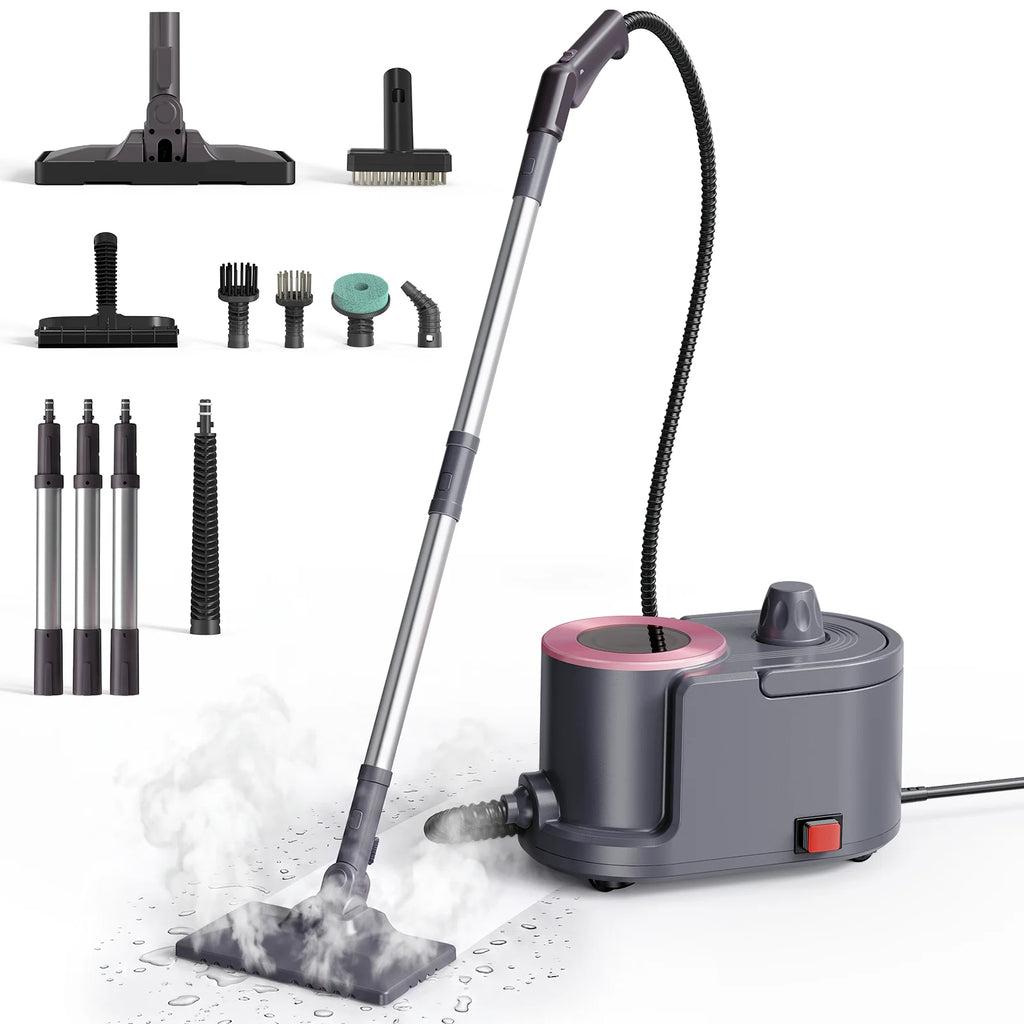 TaskStar Handheld Steam Cleaner High Temperature Sterilization Home Cleaning Kit 1500W Pressure.