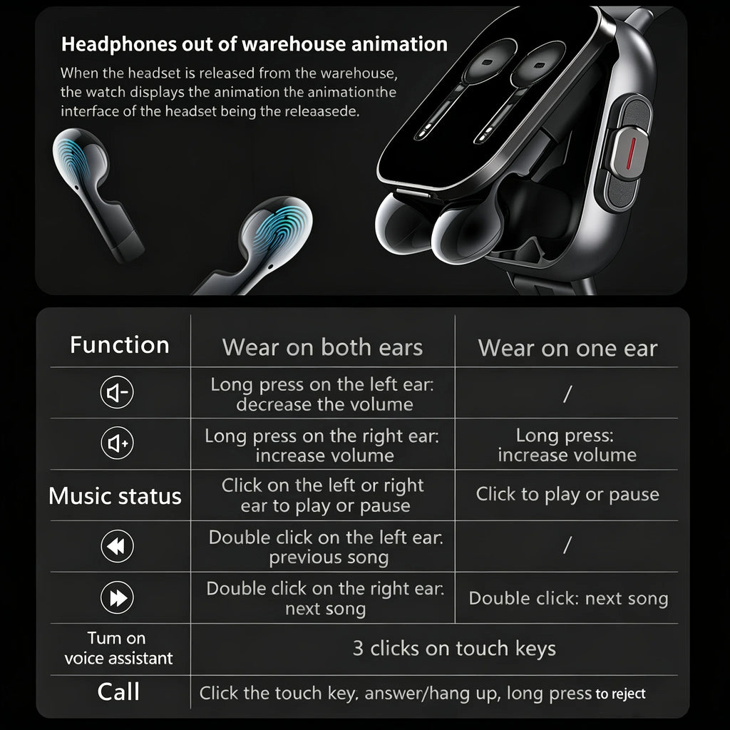 New Full Touch Smartwatch, AI Real-time Translation