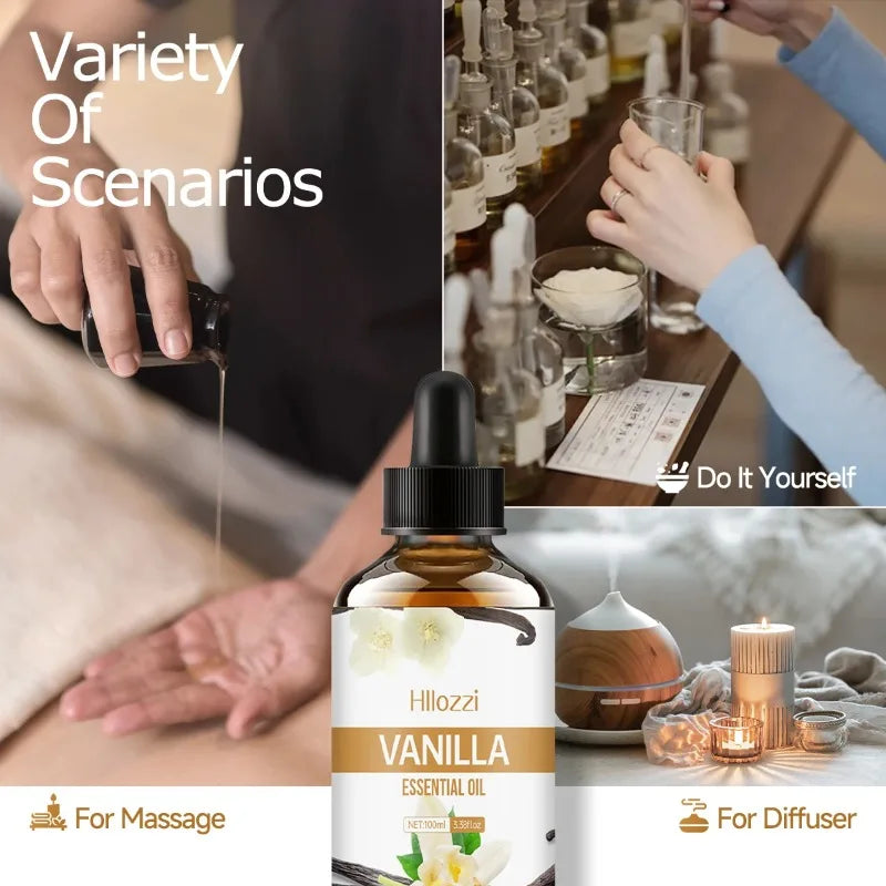 Vanilla essential oil for face, SPU, aromatherapy diffuser, DIY soap