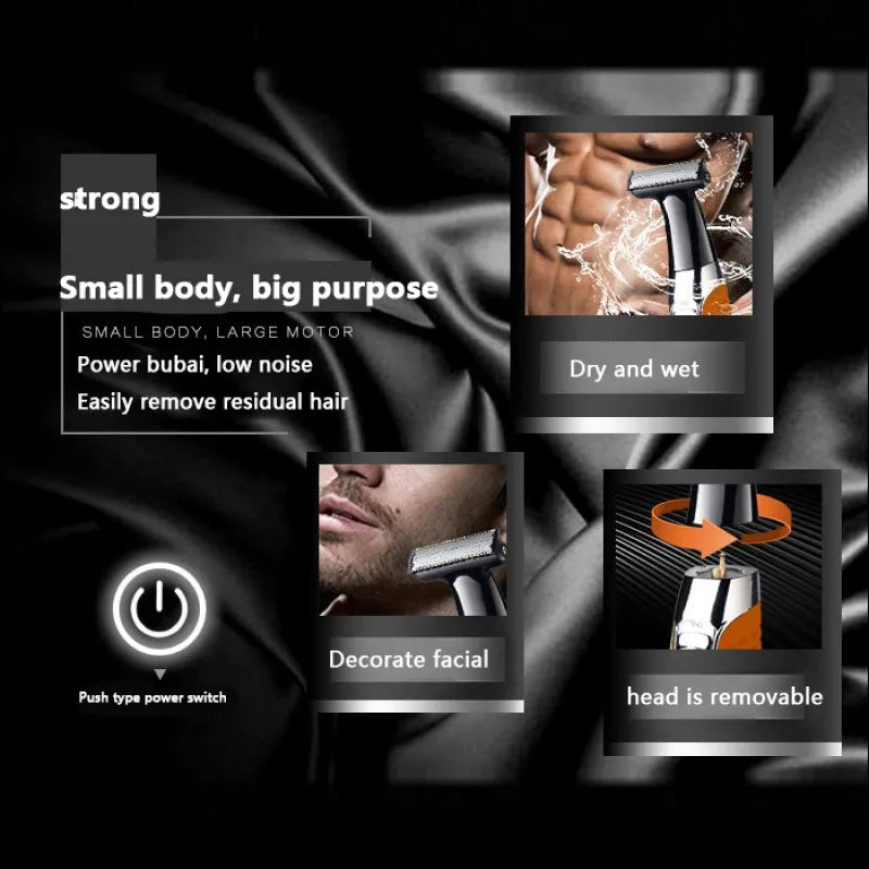 Kemei Professional Electric Shaver for Men Rechargeable