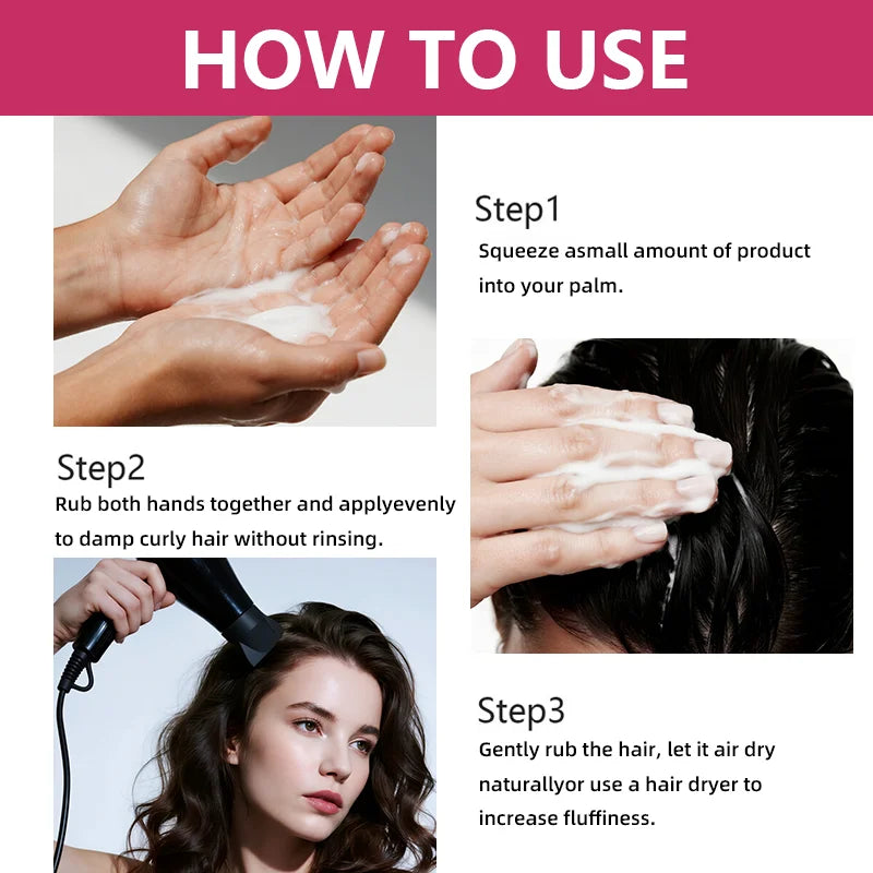 YUITIKUE 7-in-1 Curling Cream 100g - Defines Curls