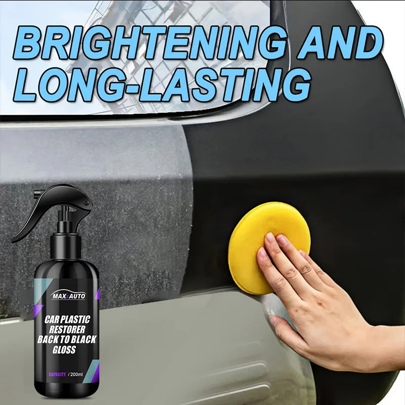Auto Plastic Restorer Back To Black Gloss Car Cleaning Products Autos Polish And Repair Coating Renovator For Cars Detailing