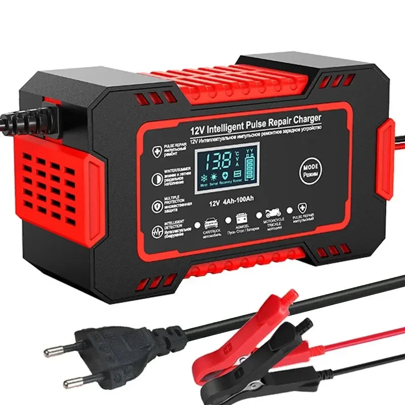 Car Battery Charger 12V Intelligent Pulse Repair