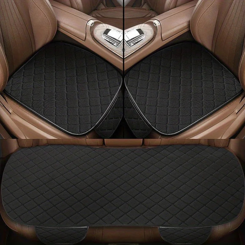 3Pcs Car Seat Cover Universal Car Seat Cushion Breathable Comfort Car Seat Protector Pad Car Interior Accessories