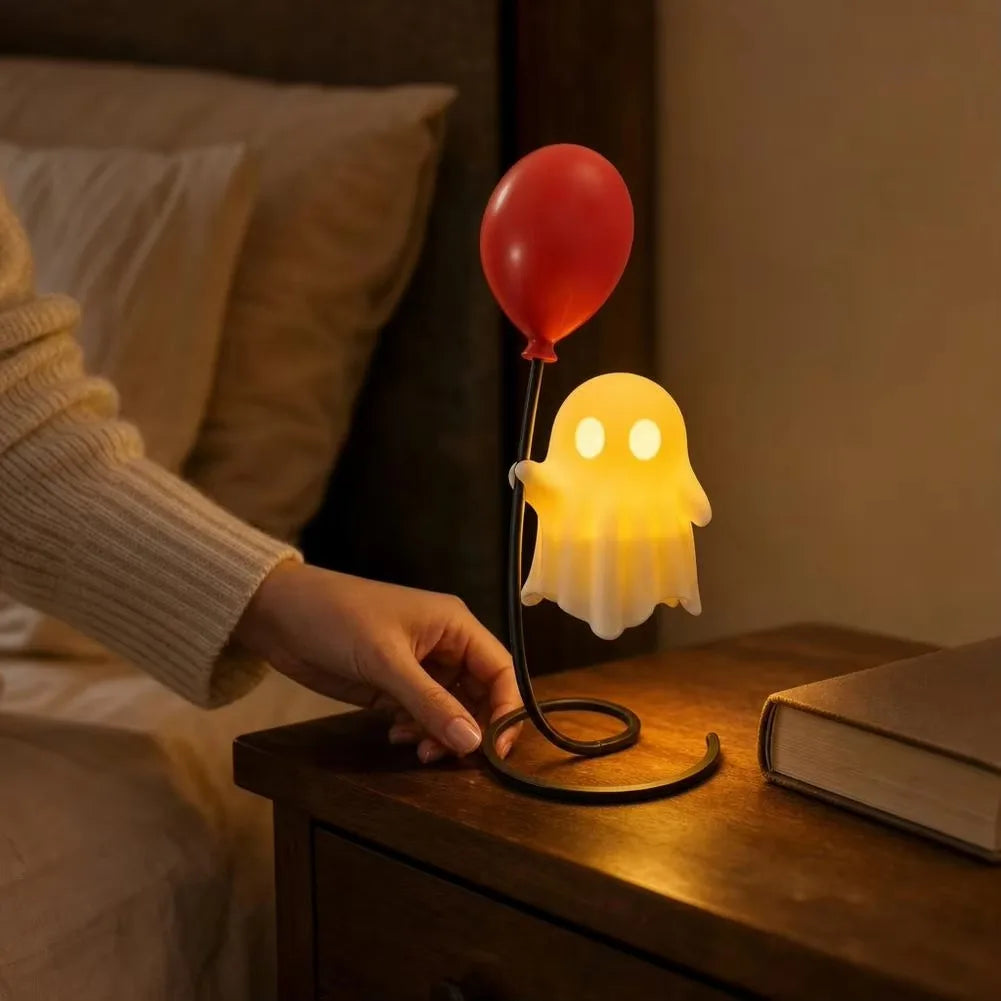 Spooky Ghost Night Light Halloween Vibe Cute Ghost