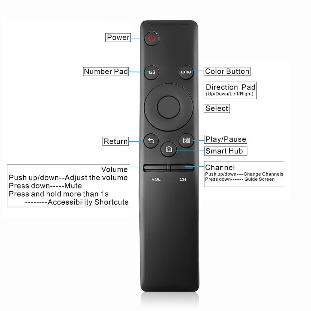 Universal Replacement Remote Control for Samsung TV Remote BN59-01259B/D/E BN59-01241A BN59-01245A BN59-01260A BN59-01265A