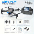 The 2026 Upgraded E88PRO MAX Foldable Drone Features Dual Cameras, Extra Batteries, an 8K Screen for Remote Control