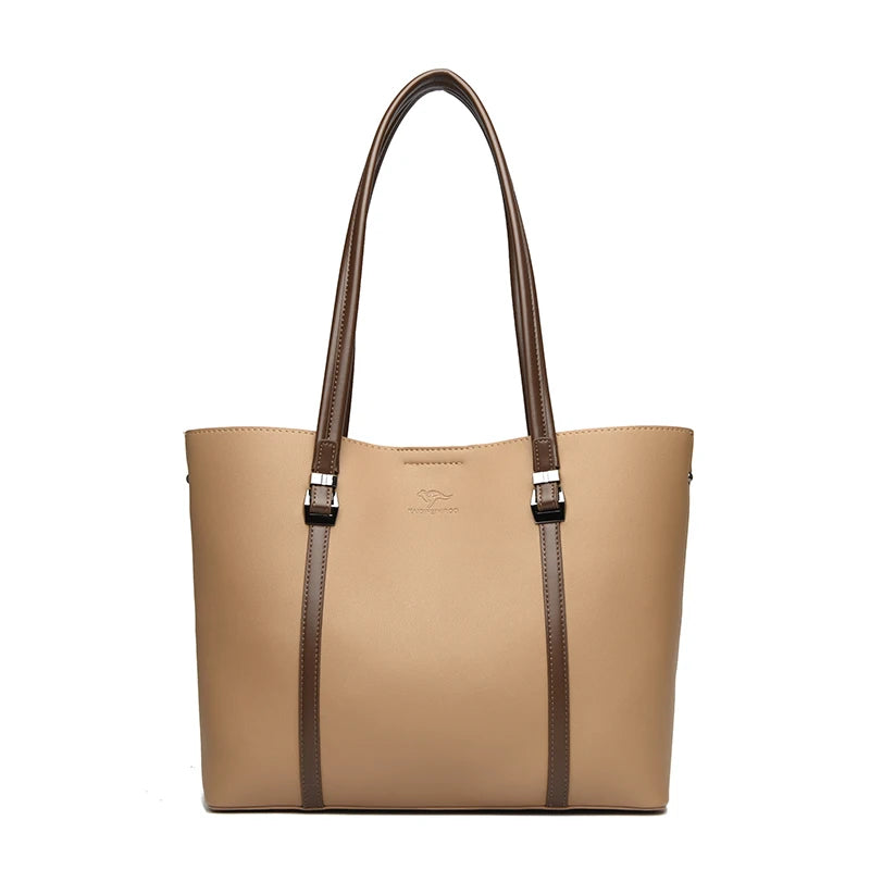Large Capacity Shopping Bag for Daily Commuting Hand Bags Luxury Shoulder Bags High Quality Leather Hnadbags Caual Tote Sac