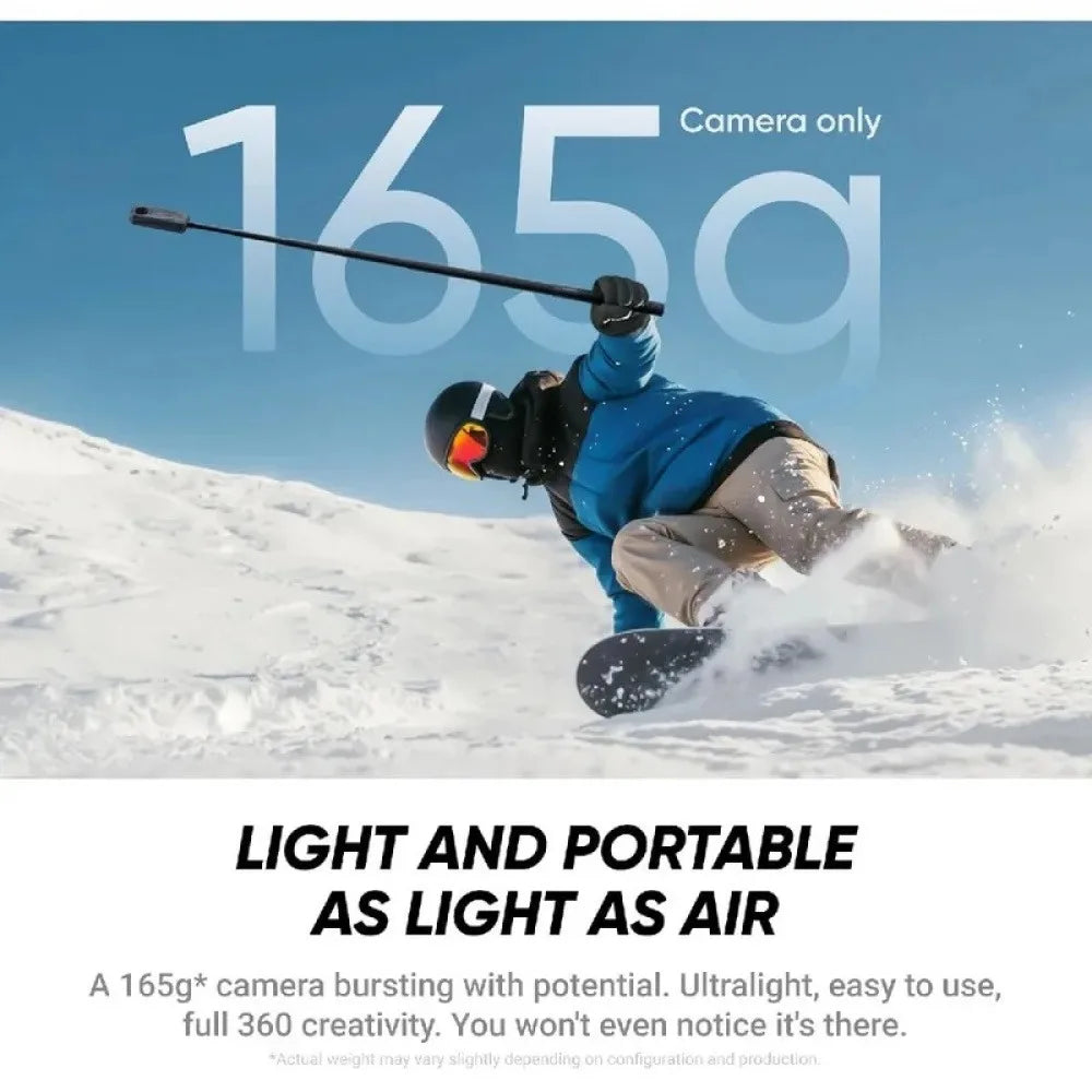 New 360 Active HDR Video Action Camera 4K 2K Single-Lens Camera Waterproof