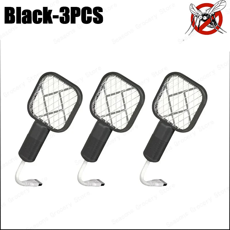 USB Mosquito Swatter Trap Electric Shock Mini Fly Bug Zapper