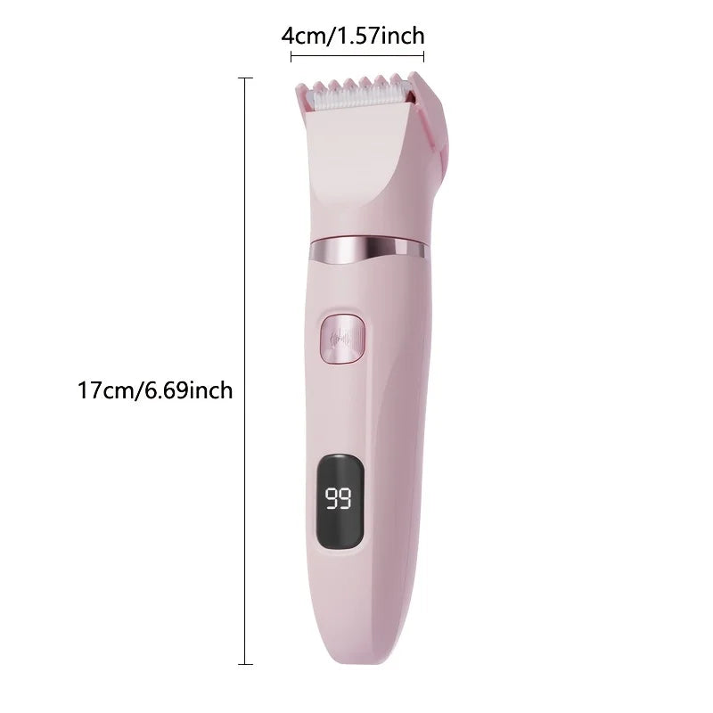 Women's Bikini Trimmer, Women's Electric Shaver, Replaceable Heads,
