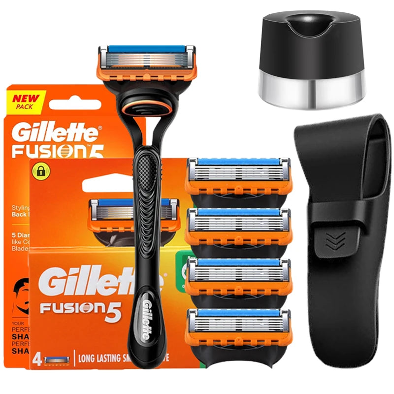 Gillette Fusion 5 Razor Men's Shaving Set 5 Layers Safety Manual Shaving