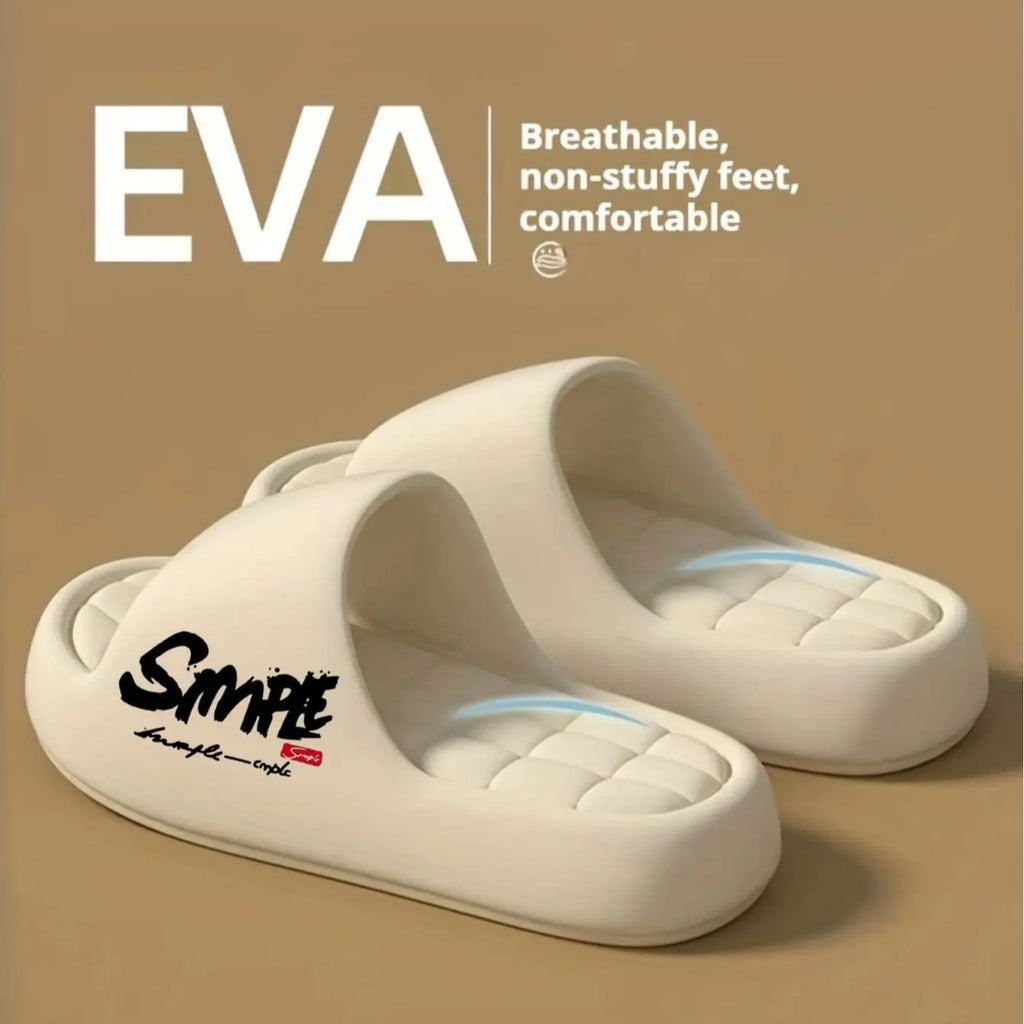 New Casual Innovative Design Smple Unisex Eva Soft-Soled Lightweight Home Slippers High-Quality Exclusive Brand Slippers